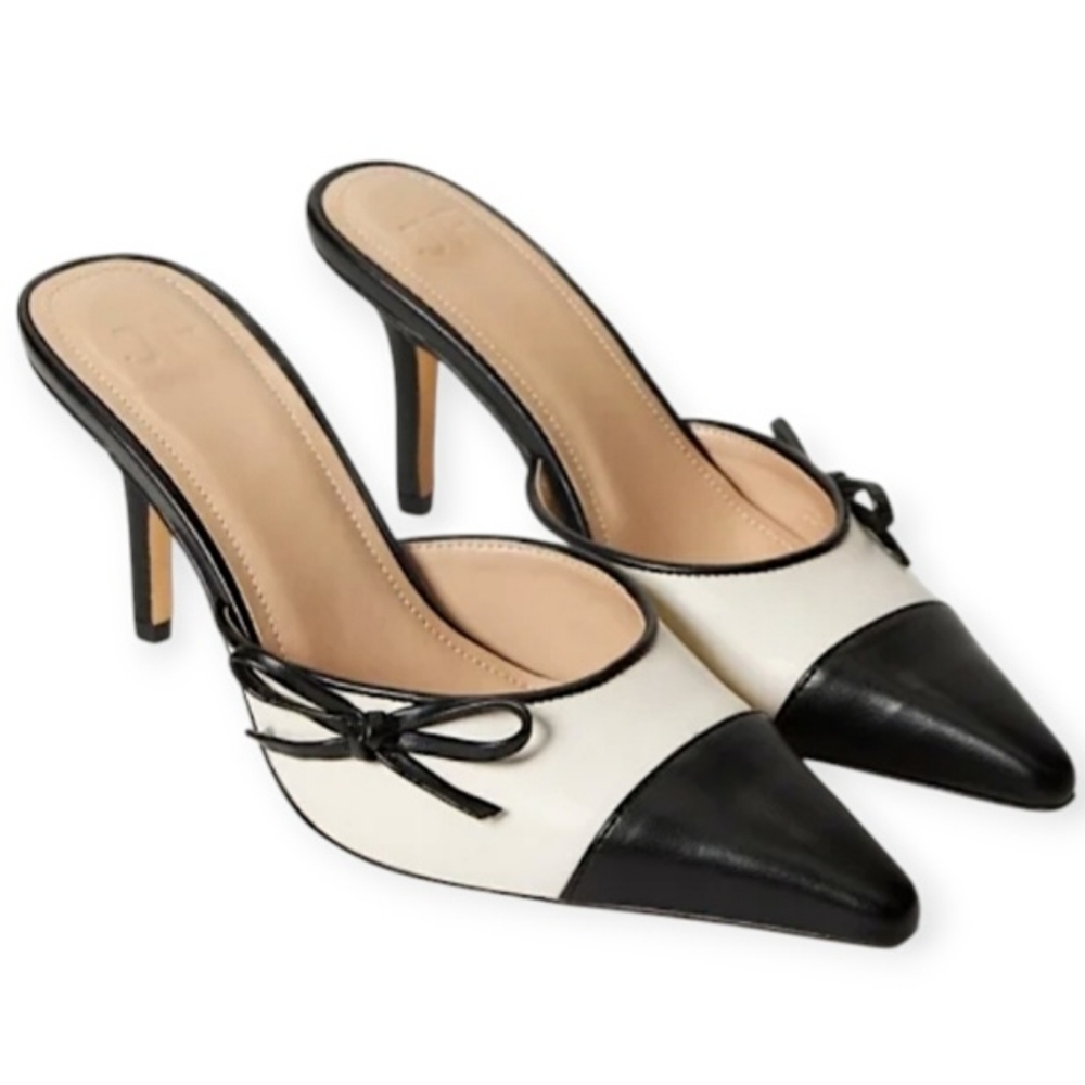 NIB JUSTFAB violetta mule pumps